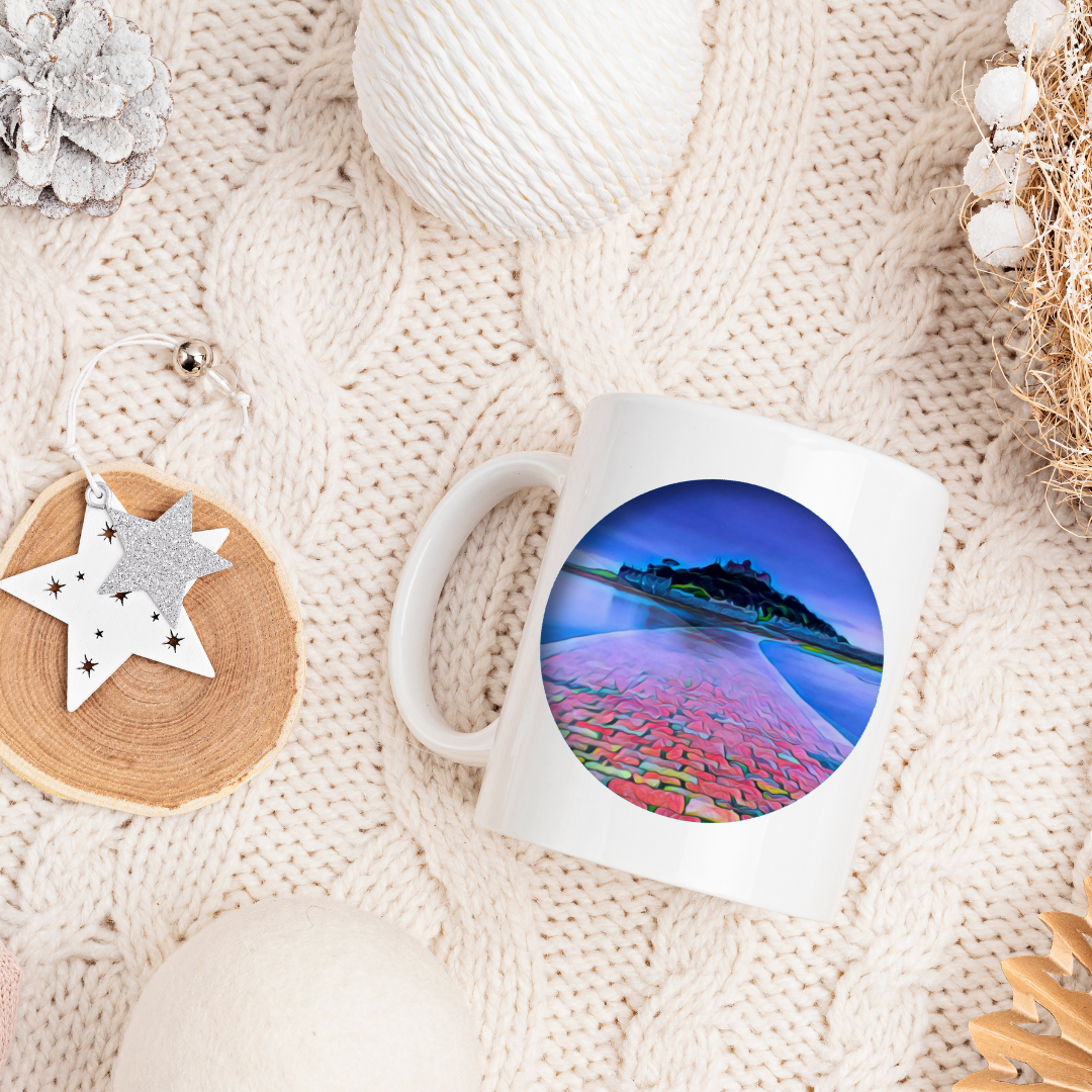 11oz  Ceramic Mug -  St Michael's Mount - Above the Coast