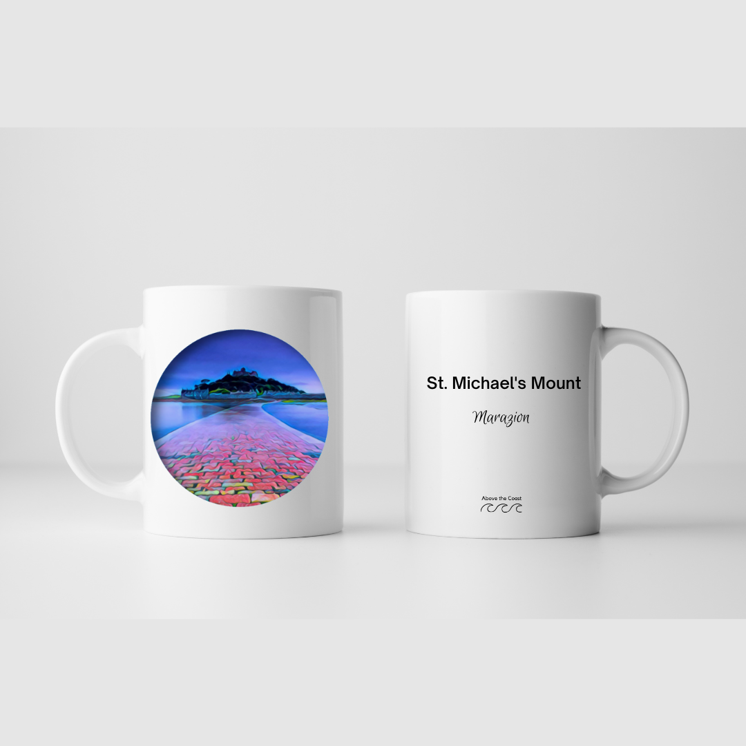 11oz  Ceramic Mug -  St Michael's Mount - Above the Coast